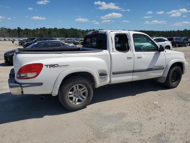 5TBRT34114S447922 - 2004 TOYOTA TUNDRA ACCESS CAB SR5 WHITE photo 3