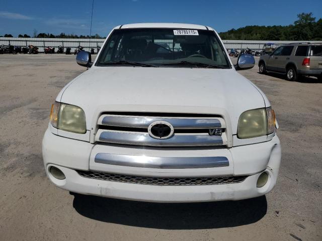 5TBRT34114S447922 - 2004 TOYOTA TUNDRA ACCESS CAB SR5 WHITE photo 5