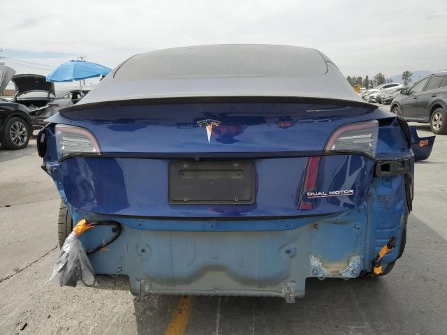 5YJ3E1EC4LF713285 - 2020 TESLA MODEL 3 BLUE photo 6