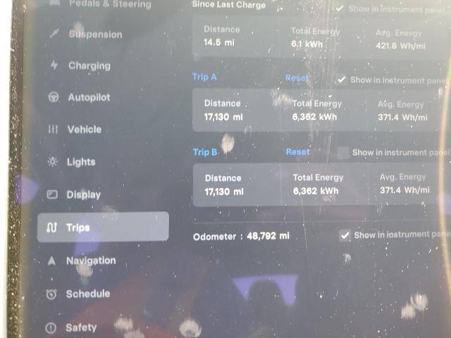 5YJSA1E25JF294035 - 2018 TESLA MODEL S Noir photo 9