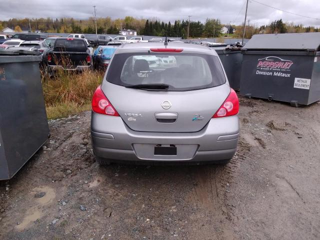 3N1BC1CP2AL438587 - 2010 NISSAN VERSA S GRAY photo 6