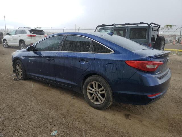 5NPE24AF0FH073777 - 2015 HYUNDAI SONATA SE BLUE photo 2