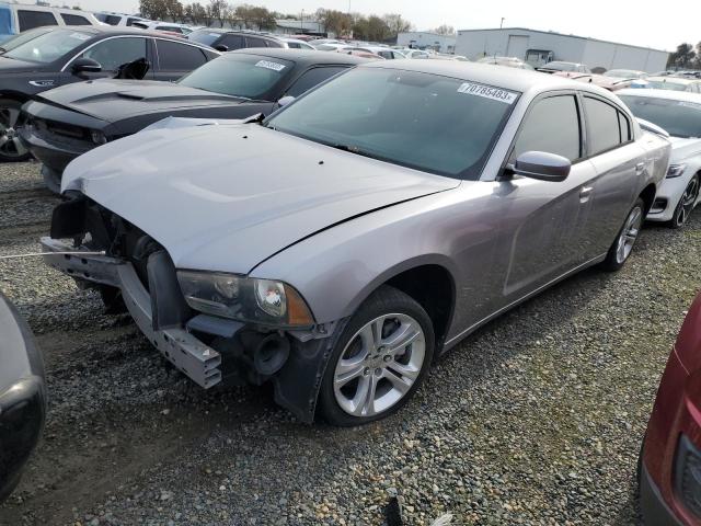2B3CL3CG4BH535721 - 2011 DODGE CHARGER SILVER photo 1