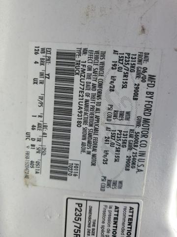 1FMZU77E21UA93180 - 2001 FORD EXPLORER S WHITE photo 12