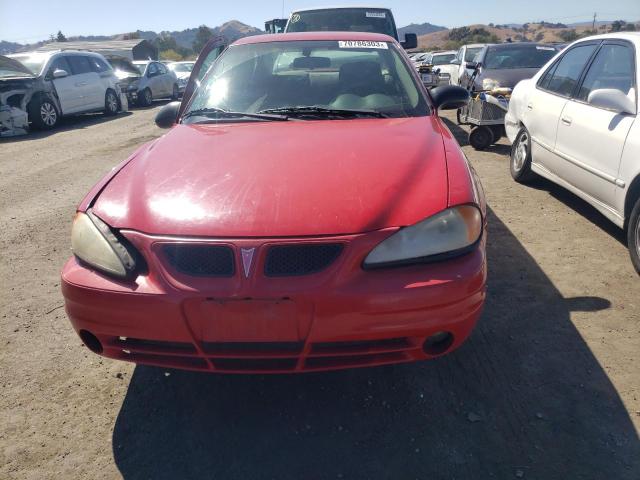 1G2NF52EX3C172389 - 2003 PONTIAC GRAND AM SE1 RED photo 5