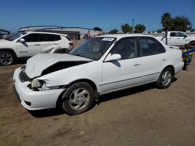 1NXBR12E61Z556428 - 2001 TOYOTA COROLLA CE WHITE photo 1