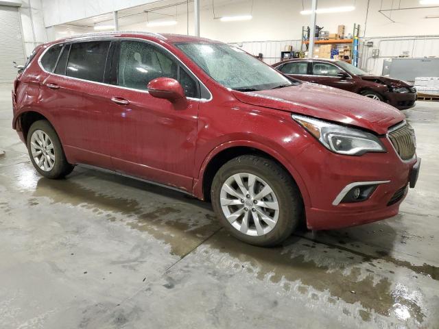 LRBFXDSA4HD151333 - 2017 BUICK ENVISION ESSENCE RED photo 4