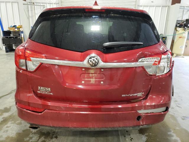 LRBFXDSA4HD151333 - 2017 BUICK ENVISION ESSENCE RED photo 6