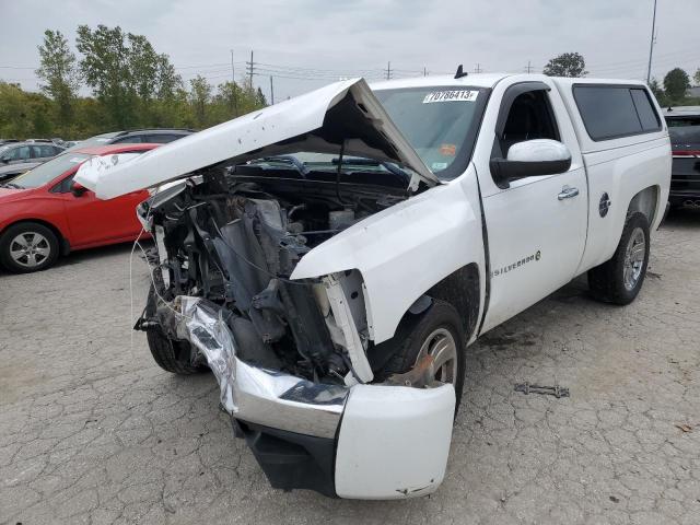 1GCEC14X37Z602018 - 2007 CHEVROLET SILVERADO C1500 CLASSIC WHITE photo 1