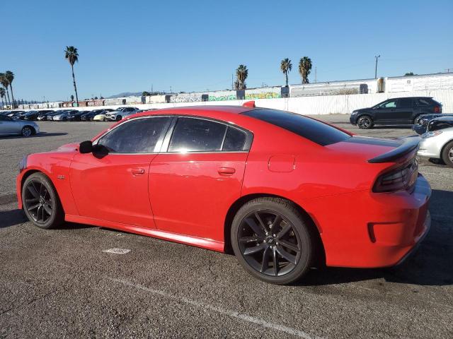 2C3CDXGJ9KH735894 - 2019 DODGE CHARGER SCAT PACK RED photo 2