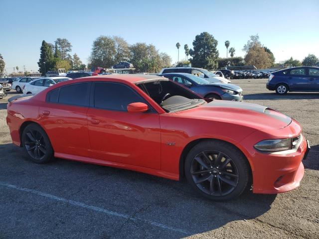 2C3CDXGJ9KH735894 - 2019 DODGE CHARGER SCAT PACK RED photo 4