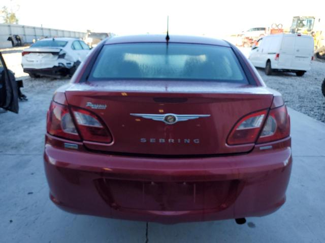 1C3LC56R37N523537 - 2007 CHRYSLER SEBRING TOURING RED photo 6