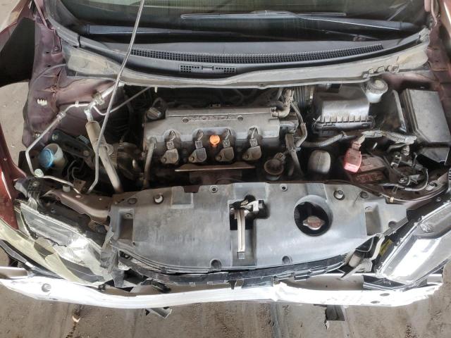 19XFB2F58FE009791 - 2015 HONDA CIVIC LX Tünd qırmızı foto 11