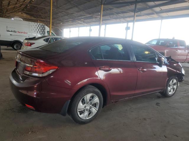 19XFB2F58FE009791 - 2015 HONDA CIVIC LX Tünd qırmızı foto 3