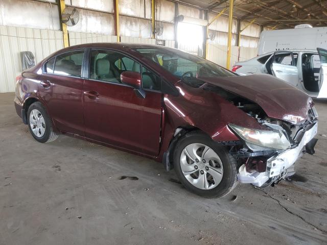 19XFB2F58FE009791 - 2015 HONDA CIVIC LX Tünd qırmızı foto 4