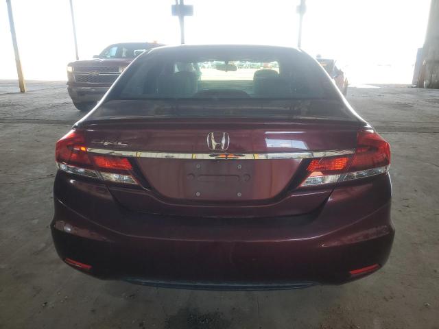 19XFB2F58FE009791 - 2015 HONDA CIVIC LX Tünd qırmızı foto 6