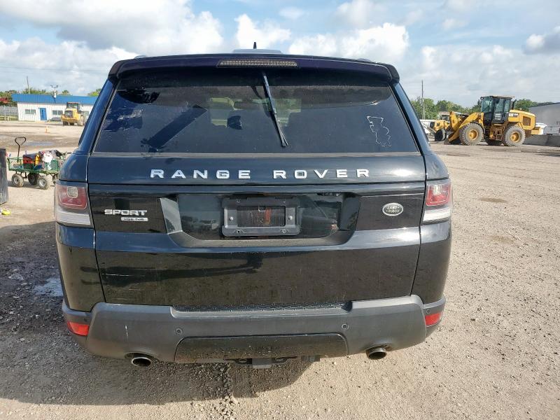 SALWR2KF5GA657337 - 2016 LAND ROVER RANGE ROVE HSE BLACK photo 6