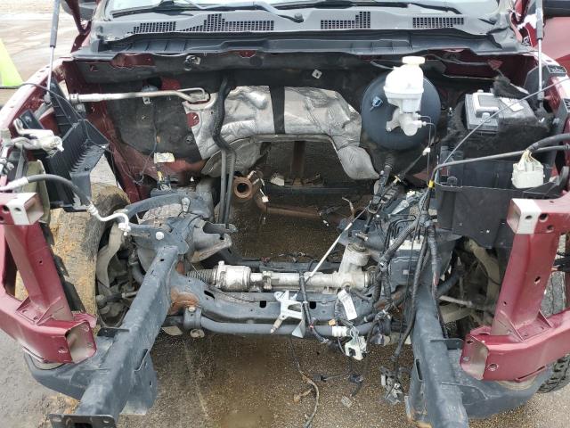 1C6RR6TT3MS544967 - 2021 RAM 1500 CLASS SLT Czerwony zdjęcie 11