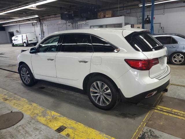 5FRYD4H44GB032997 - 2016 ACURA MDX TECHNOLOGY WHITE photo 2