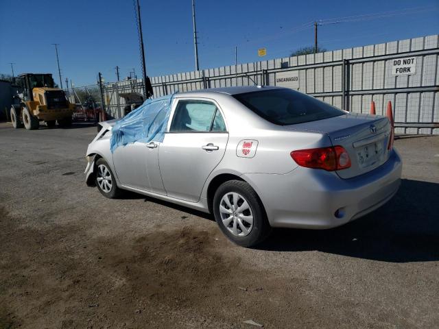 2T1BU4EE1AC506128 - 2010 TOYOTA COROLLA BASE ვერცხლისფერი ფოტო 2
