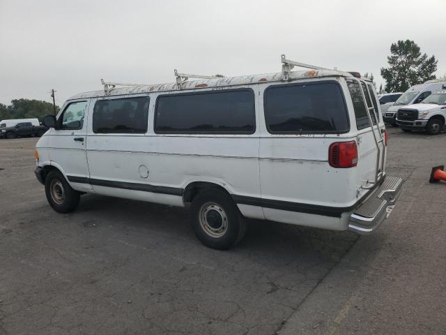 2B5WB35Z7YK138313 - 2000 DODGE RAM WAGON B3500 WHITE photo 2