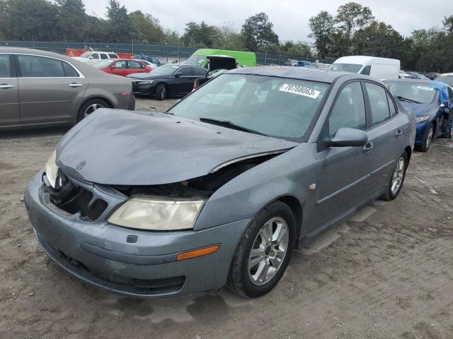 YS3FD49Y371004670 - 2007 SAAB 9-3 2.0T GRAY photo 1