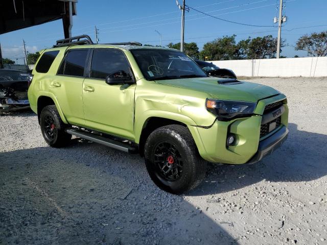 JTELU5JR1N6063605 - 2022 TOYOTA 4RUNNER SR5 PREMIUM GREEN photo 4