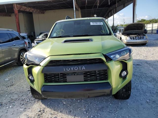 JTELU5JR1N6063605 - 2022 TOYOTA 4RUNNER SR5 PREMIUM GREEN photo 5