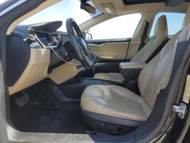 5YJSA1H10EFP36311 - 2014 TESLA MODEL S BLACK photo 7