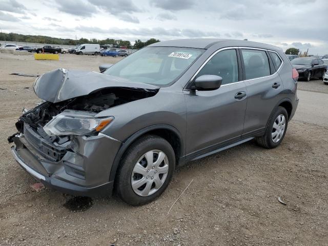 KNMAT2MV6HP554112 - 2017 NISSAN ROGUE S GRAY photo 1