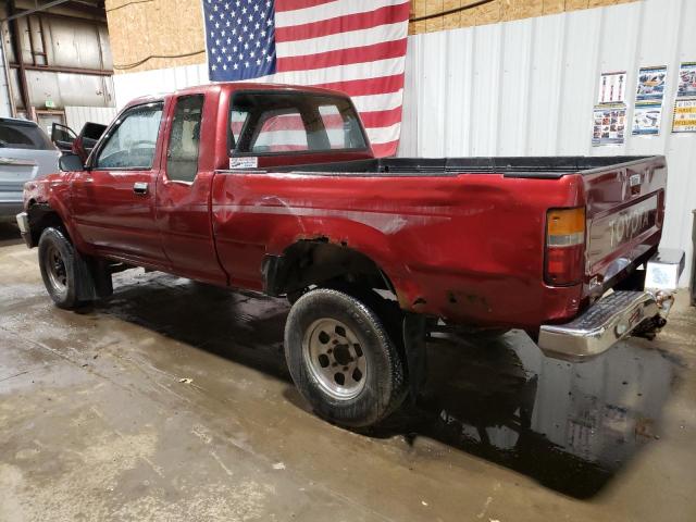 JT4VN13D7L0014980 - 1990 TOYOTA PICKUP 1/2 TON EXTRA LONG WHEELBASE DLX RED photo 2