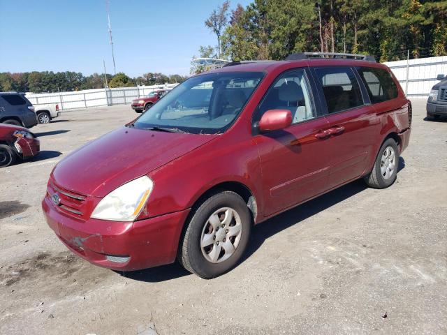 KNDMB233566097831 - 2006 KIA SEDONA EX RED photo 1