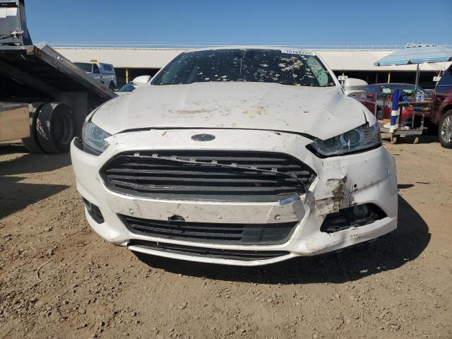 3FA6P0SU3ER337667 - 2014 FORD FUSION TITANIUM PHEV WHITE photo 5