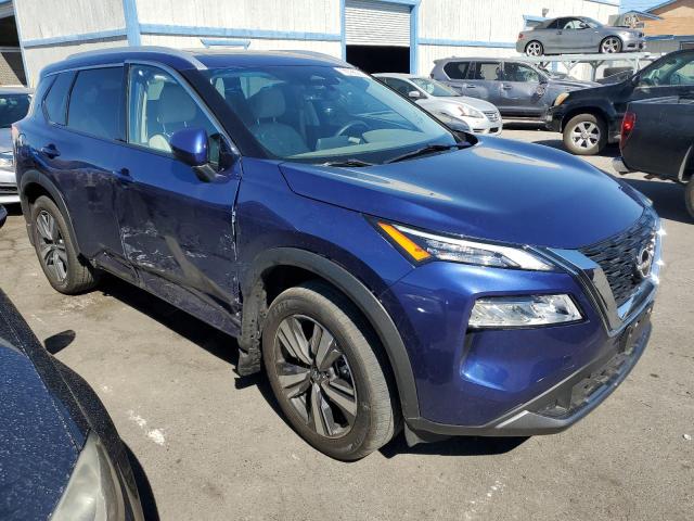 JN8BT3CAXNW042271 - 2022 NISSAN ROGUE SL BLUE photo 4