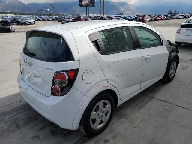 1G1JA6SGXD4143379 - 2013 CHEVROLET SONIC LS WHITE photo 3