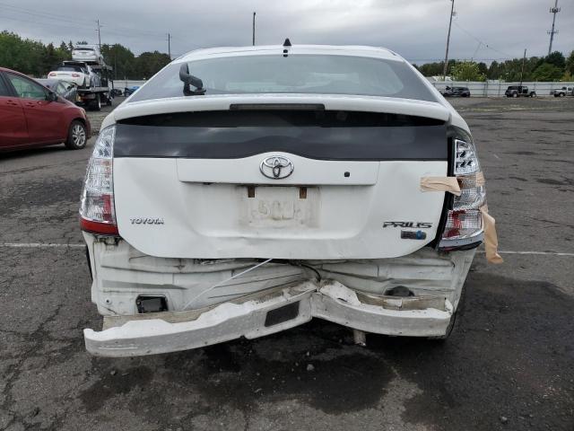 JTDKB20U187742993 - 2008 TOYOTA PRIUS WHITE photo 6