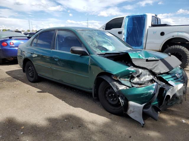 2HGES16672H565766 - 2002 HONDA CIVIC LX GREEN photo 4