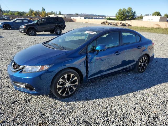 2HGFB6E55DH710221 - 2013 HONDA CIVIC SI BLUE photo 1