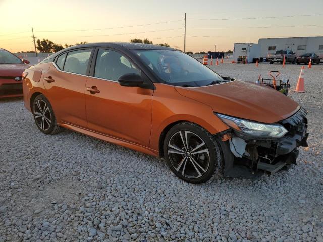 3N1AB8DV3LY213055 - 2020 NISSAN SENTRA SR ORANGE photo 4