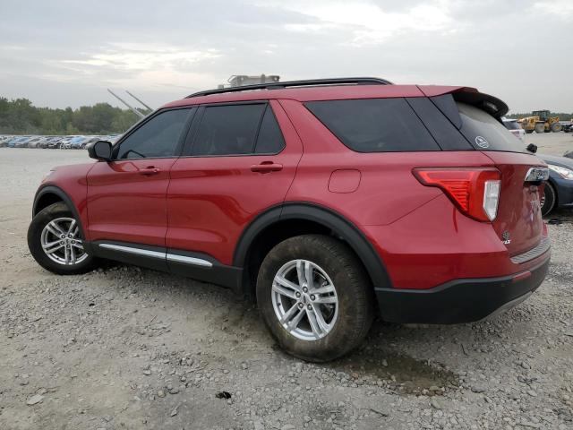 1FMSK7DH9NGA13383 - 2022 FORD EXPLORER XLT RED photo 2