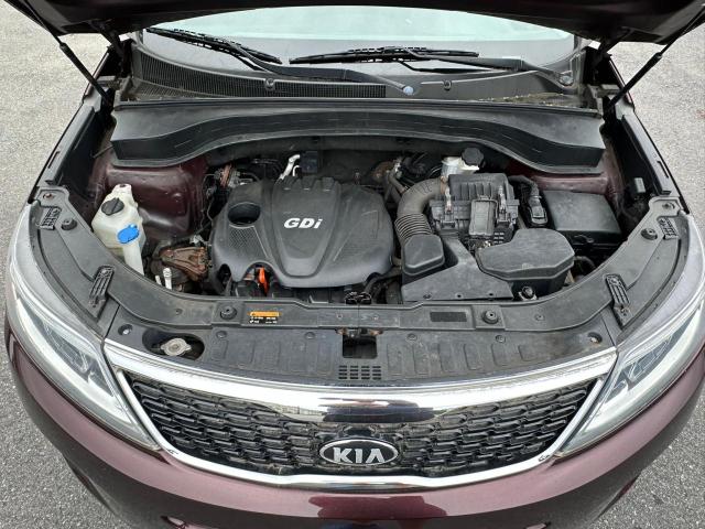 5XYKT3A65EG487511 - 2014 KIA SORENTO LX BURGUNDY photo 7