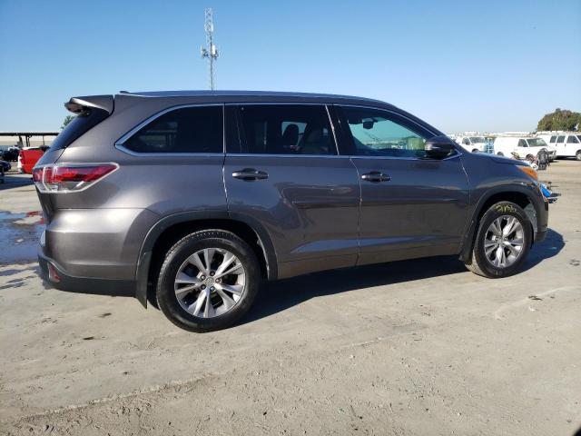 5TDJKRFH7ES026681 - 2014 TOYOTA HIGHLANDER XLE Boz foto 3
