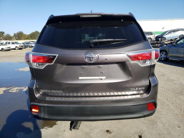 5TDJKRFH7ES026681 - 2014 TOYOTA HIGHLANDER XLE Boz foto 6