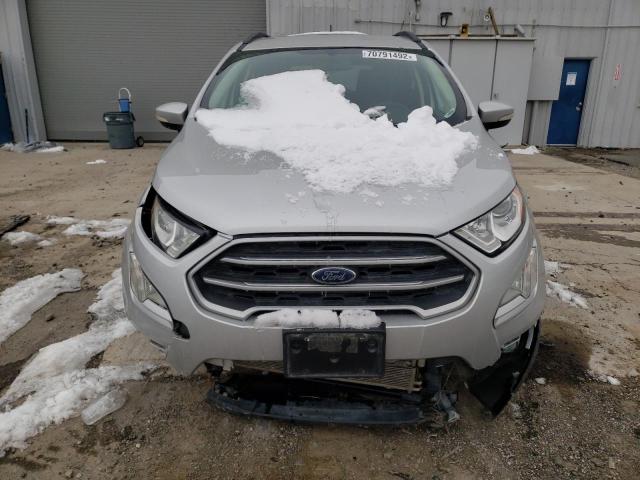 MAJ6P1UL0JC237898 - 2018 FORD ECOSPORT SE SILVER photo 5