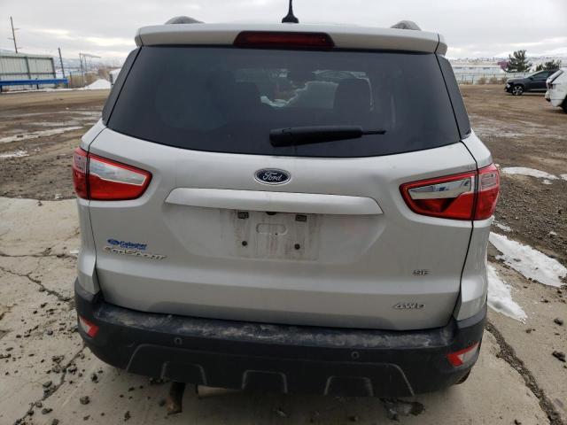 MAJ6P1UL0JC237898 - 2018 FORD ECOSPORT SE Srebrny zdjęcie 6