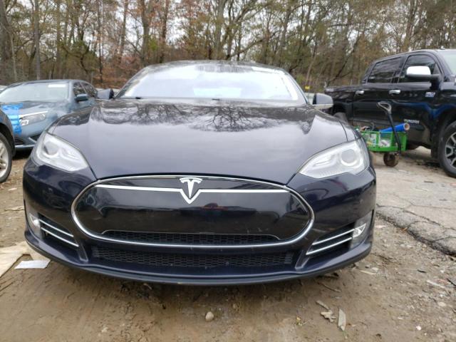 5YJSA1DP1DFP06940 - 2013 TESLA MODEL S Կապույտ լուսանկար 5