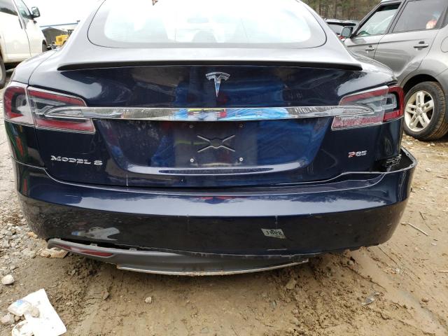 5YJSA1DP1DFP06940 - 2013 TESLA MODEL S Կապույտ լուսանկար 6