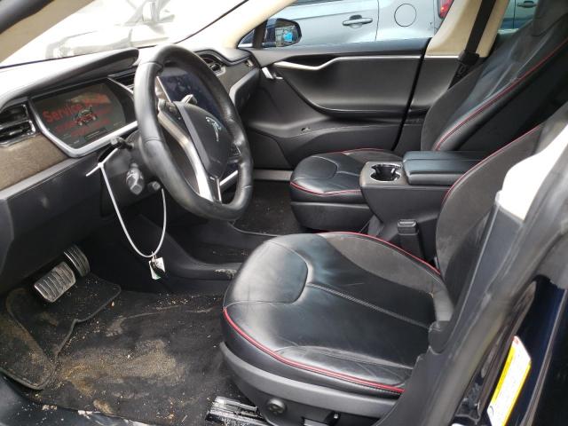 5YJSA1DP1DFP06940 - 2013 TESLA MODEL S Կապույտ լուսանկար 7