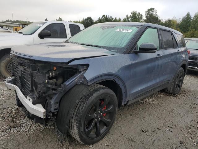 1FM5K8GC0MGA71481 - 2021 FORD EXPLORER ST BLUE photo 1