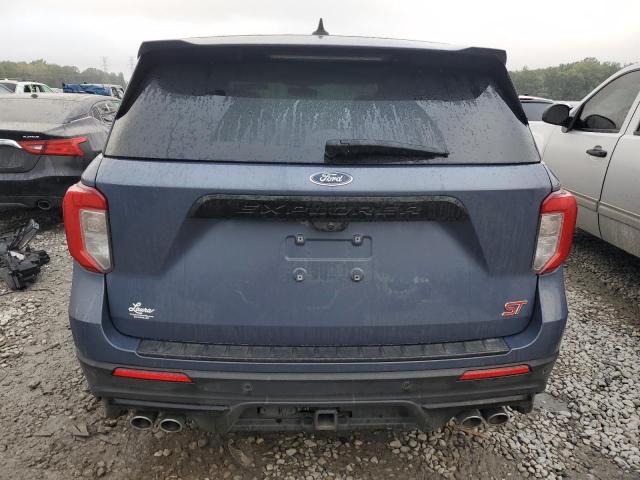 1FM5K8GC0MGA71481 - 2021 FORD EXPLORER ST BLUE photo 6